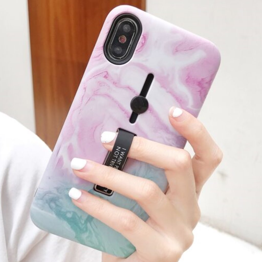 Marble Pattern Print Iphone Case